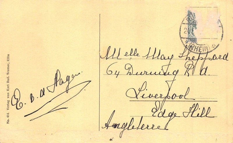 A144 Germany Andernach General View vintage postcard