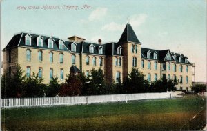 Calgary AB Holy Cross Hospital Pearson's Bookshop Stedman Postcard H21