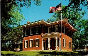 Vtg Grant Memorial Home Galena Illinois IL Chrome Postcard