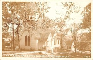 Middlesboro Kentucky St Mary's Episcopal Church Real Photo Postcard AA21236