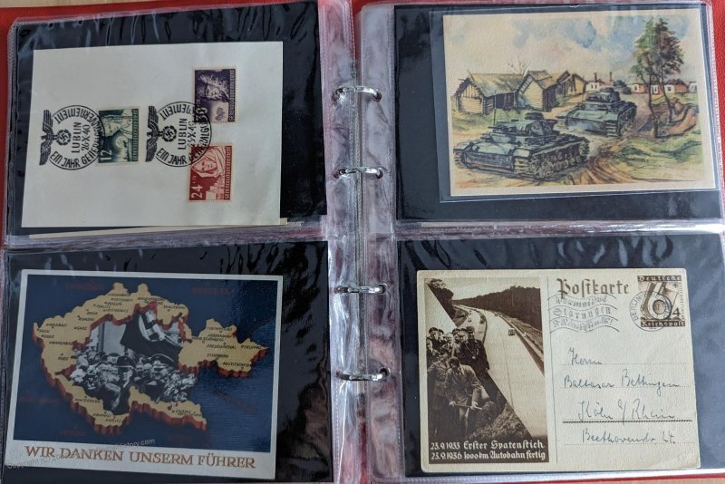 3rd Reich Germany Propaganda 64 Card Lot Group Collection 110454