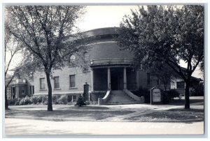 Wahpeton North Dakota ND Postcard Methodist Church c1940's RPPC Photo Vintage
