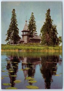 KIZHI Island Russian Orthodox Wooden CHURCH UNESCO Lot 10 Postcards in Folder