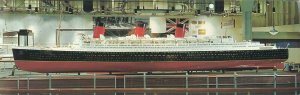 Long Island regal model of the luxury liner cruiser steamer ship Queen Mary 