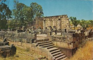 JUDAICA, Capernaum, Israel, 2nd Century Synagogue, Kinnaret Sea of Galilee 1960s