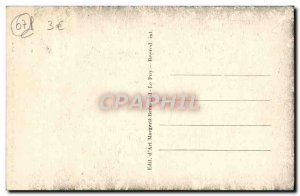 Old Postcard Louvesc Saint Regis House garden