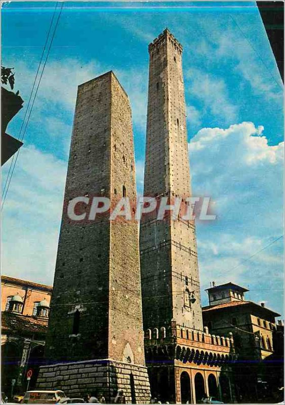 Postcard Modern Bologna The Two Towers