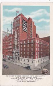 New York City Hotel Albert 1930