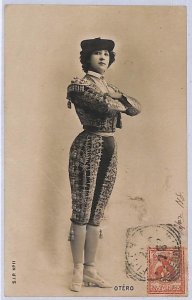 ad8924 -  VINTAGE POSTCARD - DANCE  - La Bella Otero SPAIN