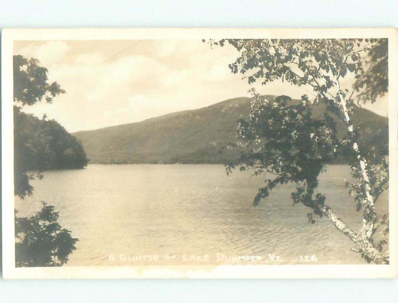 1940's rppc NICE VIEW Salisbury - Leicester Vermont VT i5779