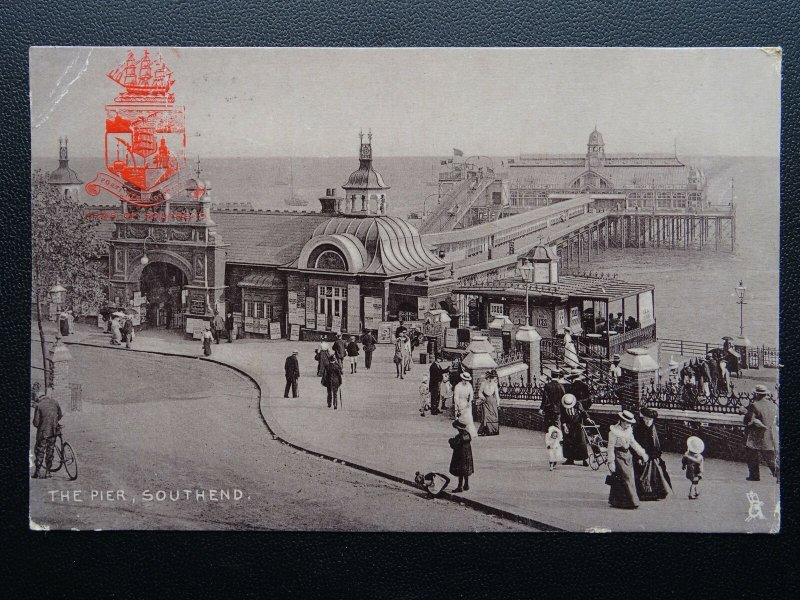 Essex SOUTHEND The Pier showing WATER CHUTE c1905 Postcard by Raphael Tuck 1584