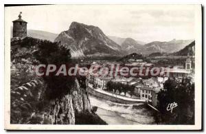 Old Postcard Tarascon General view on the Left Bank