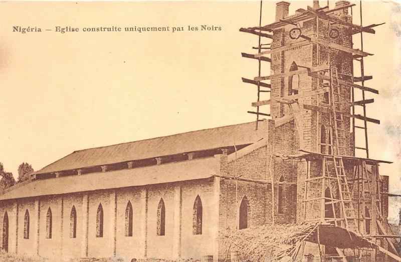 B86483  eglise construite uniquement par les noires  nigeria africa