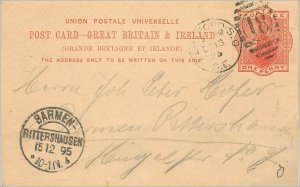 Entier Postal Stationery Postal Great Britain Great Britain 1895 Bebford to B...