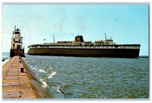 1977 The C. & O. Carferry Spartan Tawas City Michigan MI Minneapolis MN Postcard