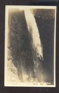 RPPC SHOSHONE FALLS IDAHO WATERFALL SNAKE RIVER VINTAGE REAL PHOTO POSTCARD