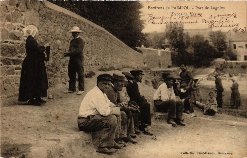 CPA Env.de Paimpol Port de Loguivy FRANCE FOLKLORE (789469)