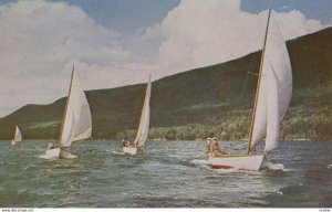 Lake Dunmore, Vermont, 1940-50s; Sailing