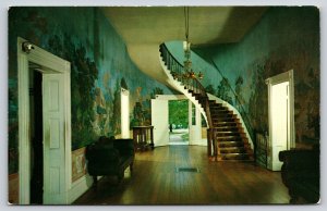 Interior~Hall of Hermitage Home of Andrew Jackson Hermitage TN~Vintage Postcard