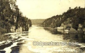 St. Croix River between Minnesota and Wisconsin Real Photo writing on back 