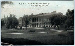 CEDAR FALLS, IA  Iowa State TEACHERS COLLEGE AUDITORIUM Photoette 1910s Postcard