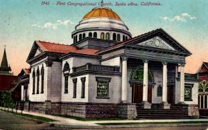 Santa Ana, California - The First Congregational Church - c1908