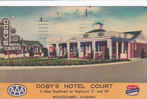 Alabama Montgomery Dobys Hotel Court