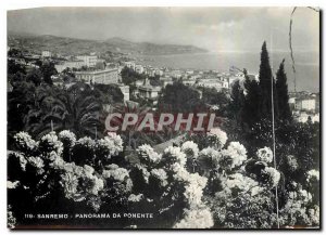 Modern Postcard Sanremo Panorama da Ponente