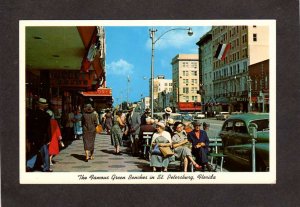 FL McCrory Dept Store Liggett Drug Store St Petersburg Florida Postcard