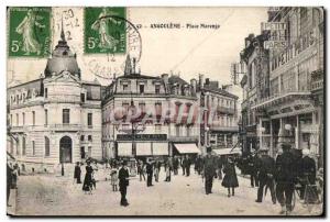 Old Postcard Angouleme place Marengo