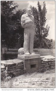 Shepherd's Statue Inspiration Point Shepherd Of The Hills Farm Near Bran...