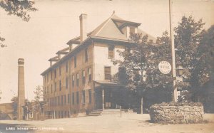 Saylorsburg Pennsylvania Lake House Exterior View Real Photo Postcard AA70763