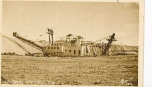 Postcard RPPC View of Gold Dredge Mining Machine, Fairplay, CO.      Y9