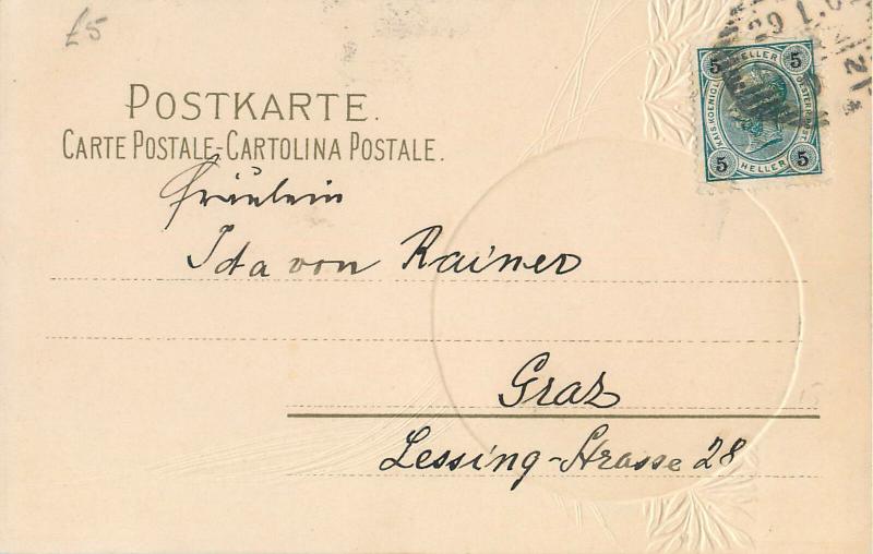 Art Nouveau Louis-Hector Berlioz French Romantic music composer postcard