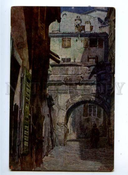 Italy Trieste Arco Di Riccardo By Marussig Vintage Pc Hippostcard