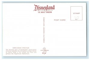 Disneyland Horse Drawn Streetcar At Main Street Anaheim California CA Postcard 