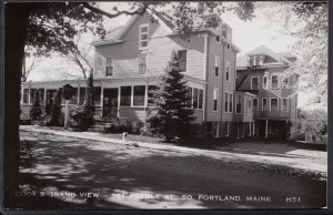 America Postcard - Cook's Grand View, 551 Preble St, So, Portland, Maine RT1283