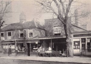 Victorian Shoe Repair Shop on Kilburn High Road London Postcard