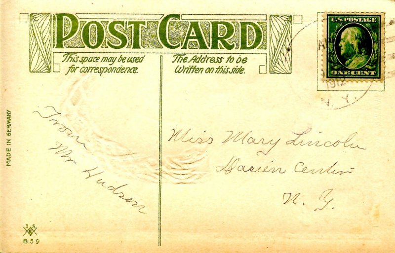 Greeting - Easter.  (bunnies)