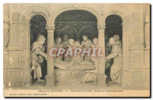 Postcard Abbey of Solesmes Notre Dame Belle Cave of the Burial