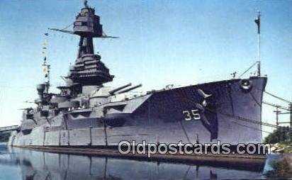 USS Texas, Houston, Texas, TX USA Military Battleship Unused 