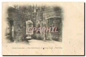 Postcard Old City of Carcassonne Tower Saint Nazaire the Guard Room