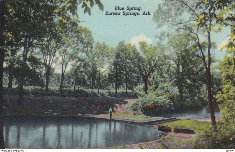 EUREKA SPRINGS, Arkansas, 1951; Blue Spring