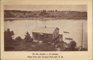 Hotel Port Joli St. Jean Port Joli Quebec Cottage Old Postcard