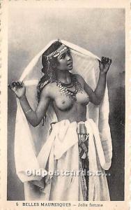 Arab Nude Postcard Belles Mauresques Jolie Femme Unused