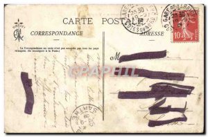 Old Postcard View Moncontour Taking the Grid