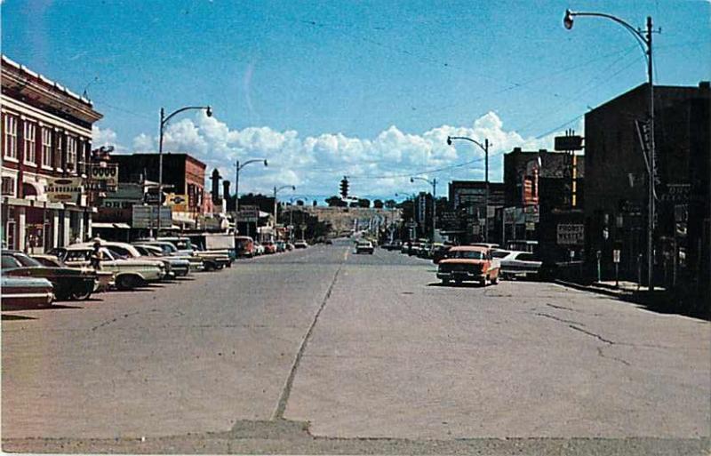 Street Scene in Greybull Wyoming WY Chrome