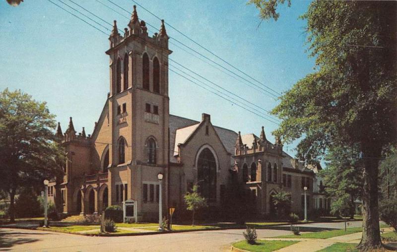 Aberdeen Mississippi First Methodist Church Vintage Postcard K105764