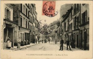 CPA VILLENEUVE St-GEORGES La Rue de Paris (65537)