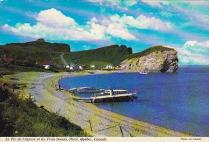 South Beach Peak o'Dawn and Three Sisters Perce Quebec Canada